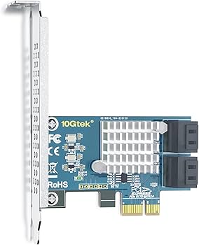 Amazon.com: 10Gtek PCIe SATA Card 4-Port, 6Gbps SATA3.0 Controller